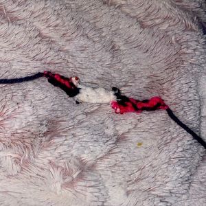 These are handmade crochet bracelets